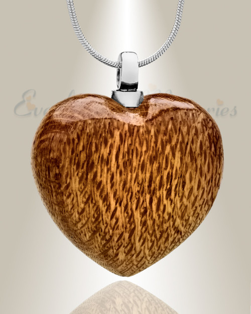 Purple Heart Wooden Pendant, Wood Charm, Minimalist Jewelry, 5th Wedding  Anniversary Gift | Percy's Creations