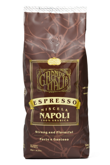 Grande Italia Miscela Napoli 2lb Beans, Front