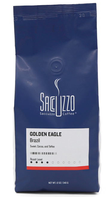 Saccuzzo Coffee Brazil Golden Eagle 12oz bag