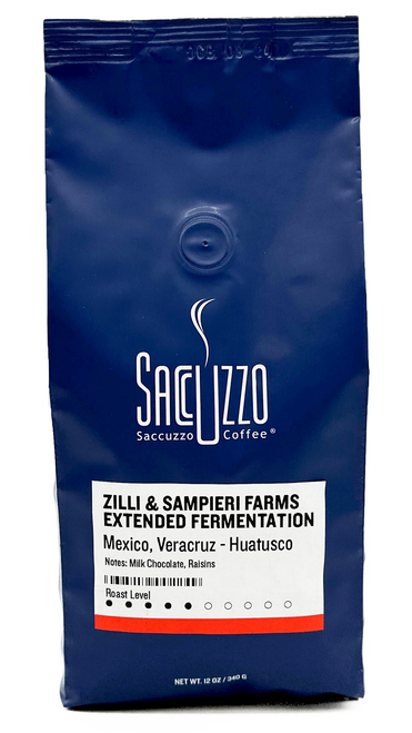 Saccuzzo Coffee Mexico Zill & Sampieri Extended Fermentation 12oz.