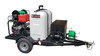 583 Series Trailer Jetter 1850 - 76 HP EFI, 18 GPM@5000 PSI, 300 Gallon