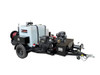 58 Series Trailer Jetter 1850 TRU - 80 HP Briggs Vanguard EFI, 18 GPM @ 5000 PSI 220 Gallon 300' 1/2"