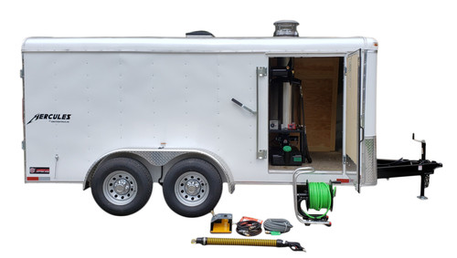 61CT Series Tandem Axle Trailer Hot Jetter 2040 - 76 HP EFI, 20