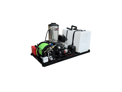 48 Series Skid Jetter 2040 TRU - 76 HP EFI, 20 GPM 4000 PSI, 330 Gallon 300' (UPGRADEABLE)