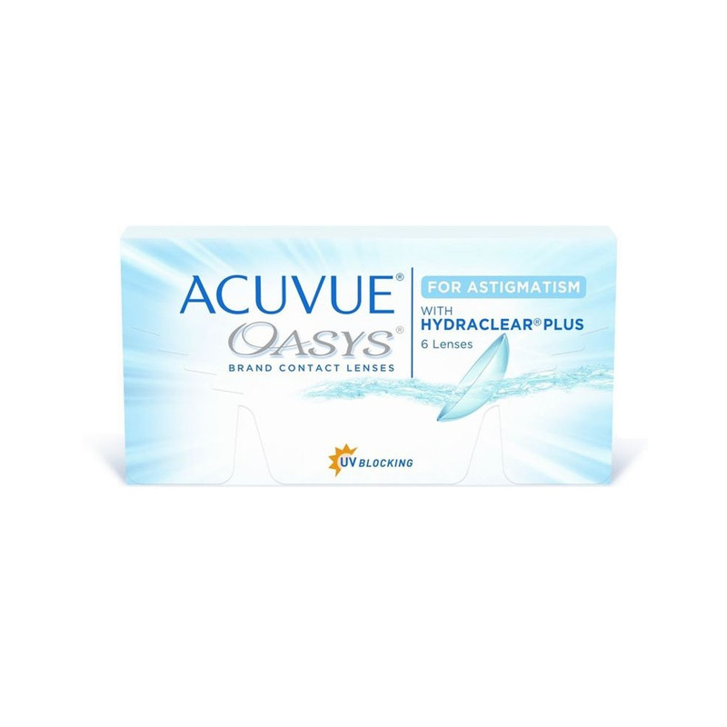 ACUVUE® OASYS® per Astigmatismo HYDRACLEAR® PLUS da 6 lenti