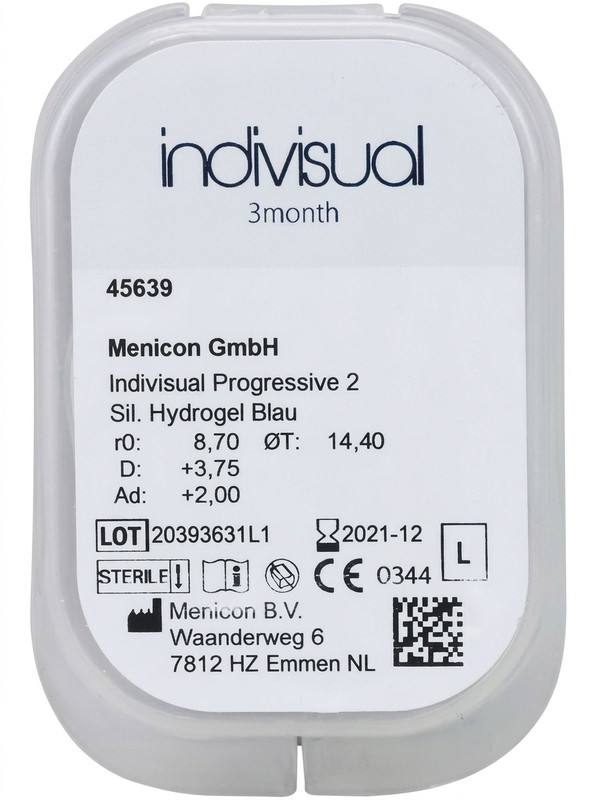 Lente Menicon Indivisual Multifocale trimestrale