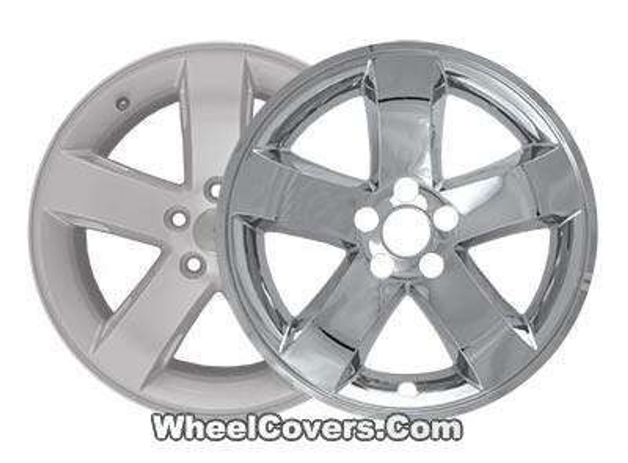 SINGLE PIECE Dodge Challenger Chrome Wheel Skin / Hubcap
