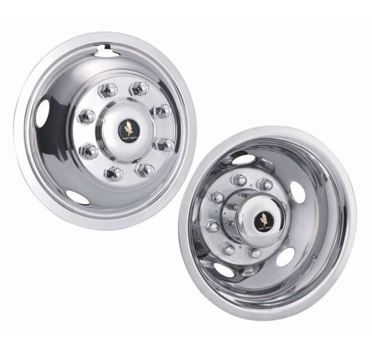 2003–2011 Dodge Ram 3500 Stainless Steel Wheel Simulators 17"