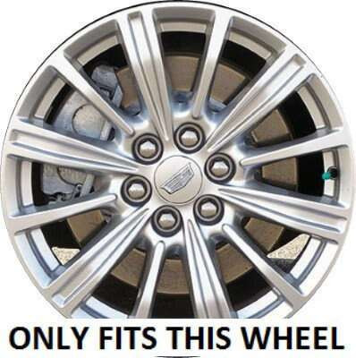 2017-2019 Cadillac XT5 Chrome Wheel Skin Hubcap 18