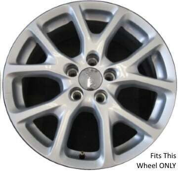 Gloss Black 18' Wheel Skins Set For 2014-2016 & 2021 Jeep Grand Cherokee (4-Pack)