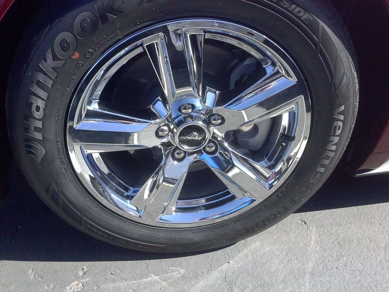 Ford Mustang Chrome Wheel Skins / Hubcaps / Wheel Covers 17