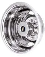 16 Ford Transit Stainless Wheel Simulator Hubcap Rim Liner Cover One Snap On 6