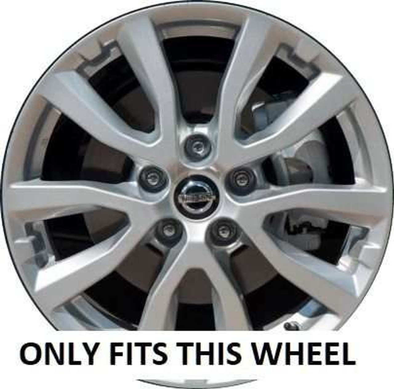 IN STOCK READY TO SHIP *** Nissan Rogue Black Wheel Skins