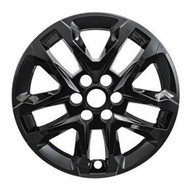 *** IN STOCK READY TO SHIP *** Chevrolet Traverse Black Wheel Skins / Hubcaps / Wheel Covers 18" 2018 2019 2020 2021 SET OF 4