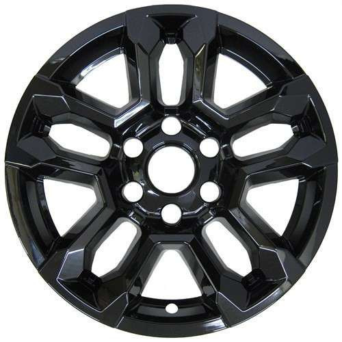 2022 2023 2024 2025 2026 Chevrolet Silverado LT / RST / WT 1500 18" IMP502BLK / 8022GB Black Wheel Skins SET OF 4