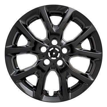 Jeep Cherokee / Grand Cherokee Black Wheel Skins / Hubcaps / Wheel Covers 17" IMP382 Black 9130 2014 2015 2016 2017 2018 SET OF 4