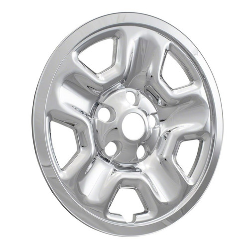 IMP-98X Jeep Gladiator, Wrangler Chrome Wheel Skins (Hubcaps/Wheelcovers) 17 Inch Set