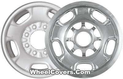 Chevrolet Silverado 2500 Chrome Wheel Skins / Hubcaps / Wheel Covers 17" 8095 2011 2012 2013 2014 2015 2016 2017 2018 SET OF 4
