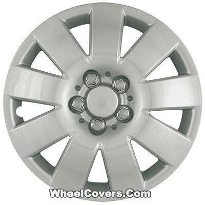 15" New Aftermarket Custom Hubcaps / Wheel Covers Set of 4 410 Series 15" Silver 410-15-S