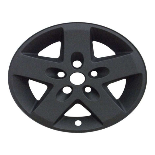 SINGLE Jeep Wrangler Matte Black Wheel Skins / Hubcaps / Wheel Covers 17" 9074 2007 2008 2009 2010 2011 2012 2013 2014 2015 2016 2017 2018