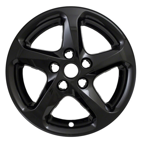 Chevrolet Malibu Gloss Black Wheel Skins Hubcaps Wheel Covers 16" 5714 2016 2017 2018 SET OF 4