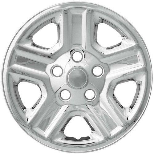 Jeep Wrangler Chrome Wheel Skins / Hubcaps / Wheel Covers 16" 9072 2007 2008 2009 2010 2011 2012 2013 2014 2015 2016 2017 SET OF 4