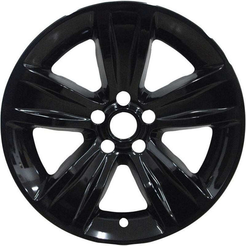 Dodge Charger Challenger Black Wheel Skin / Hubcap / Wheel Cover 18" 2521 2015 2016 2017 2018 2019 SINGLE PIECE