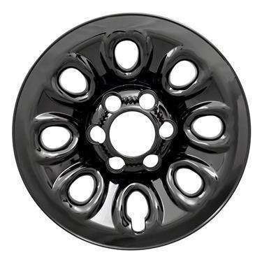 Chevrolet GMC Silverado Tahoe Sierra Yukon Black Wheel Skins / Hubcaps / Wheel Covers 17" 8069 2004 2005 2006 2007 2008 2009 2010 2011 2012 2013 2014 SET OF 4