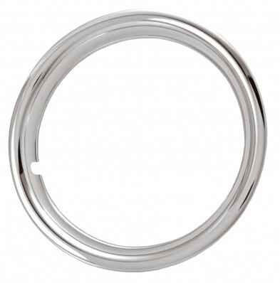 15" Standard Width Trim Rings / Beauty Rings Triple Chrome Plated Stainless Steel 4503 SET OF 4