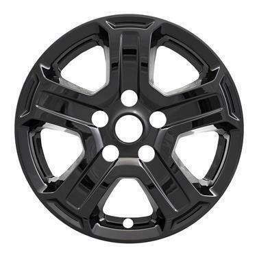 Jeep Wrangler JL Black Wheel Skin / Hubcap / Wheel Cover 17" 9195 2018 2019 2020 2021 2022 2023  SINGLE PIECE