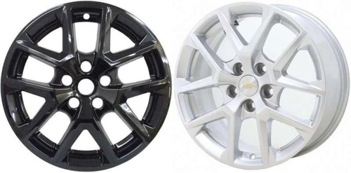 WheelCovers.Com *IN STOCK READY TO SHIP* Chevy Chevrolet Equinox 2022 2023 2024 BLACK 17" Wheel Skins Hub Caps Rim Covers SET OF 4 