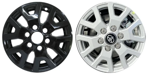 WheelCovers.Com Toyota Tacoma Black Wheel Skin / Hubcap / Wheel Cover 17"  2024 2025 2026 SINGLE 