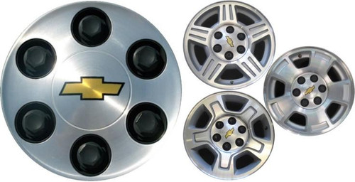 WheelCovers.Com SET OF 4 2007 2008 2009 2010 2011 2012 2013 Silverado Suburban 1500 Tahoe Hubcap Rim Center Cap Wheel Cover 9595469 
