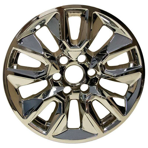 Chevrolet Suburban Tahoe Silverado 1500 Chrome Wheel Skin Hubcap Wheel Cover 20" 2200P 5915 5916  2019 2020 2021 2022 2023 2024 SINGLE COVER