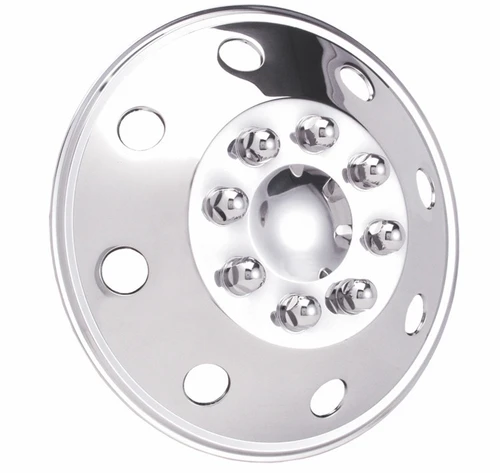 Polished Stainless Steel 16 inch RV and Truck Wheel Cover