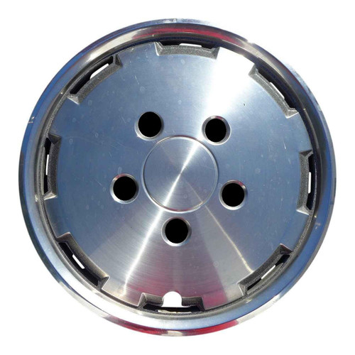 Dodge 1987 1988 Dodge Dakota Hubcap / Wheel Cover 14" 455, metallic wheel cover for Dodge Dakota trucks from 1987 and 1988 with a polished finish and five bolt holes.