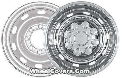 WheelCovers.Com Dodge Ram 2500 3500 Chrome Wheel Skin / Hubcap / Wheel Cover 17" 2185 2003 2004 2005 2006 2007 2008 2009 2010 2011 2012 2013 SINGLE PIECE 