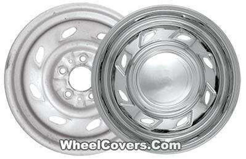 WheelCovers.Com DISCONTINUED Ford Ranger Explorer Mazda B3000 B4000 Chrome Wheel Skins / Hubcaps / Wheel Covers 15" 3070 1993 - 2006 SET OF 4 