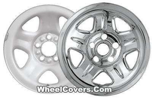 WheelCovers.Com Jeep Cherokee Wrangler Chrome Wheel Skins / Hubcaps / Wheel Covers 15" 9012 1993 1994 1995 1996 1997 1998 1999 2000 2001  SET OF 4 