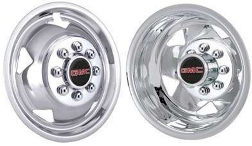 WheelCovers.Com 2011 2012 2013 2014 2015 2016 2017 2018 2019 2020 2021 2022 2023 2024 2025 GM Licensed GMC Polished Stainless Steel Wheel Simulators / Liners 17" 