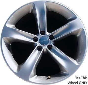 WheelCovers.Com Dodge Challenger Chrome Wheel Skin / Hubcap / Wheel Cover 20" 2529 2015 2016 2017 2018 2019 SINGLE PIECE 2252 