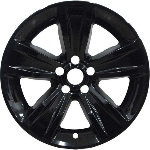 WheelCovers.Com Dodge Charger Challenger Black Wheel Skin / Hubcap / Wheel Cover 18" 2521 2015 2016 2017 2018 2019 SINGLE PIECE 