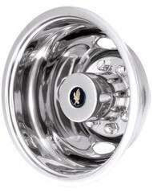 WheelCovers.Com Chevrolet Chevy  16" Stainless Steel Dual Wheel Simulator / Wheel Liner SINGLE REAR  (POUND ON) 