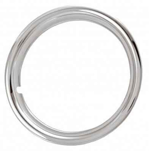WheelCovers.Com 15" Standard Width Trim Rings / Beauty Rings Triple Chrome Plated Stainless Steel 4503 SET OF 4 