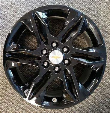 WheelCovers.Com ** IN STOCK READY TO SHIP* SINGLE PIECE IMP 438 Chevrolet Blazer Black Wheel Skin Hubcap Wheel Cover 18" 5934 2019 2020 2021 PLUS 