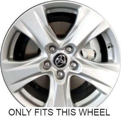 Buy SINGLE PIECE Toyota RAV4 Black Wheel Skin Hubcap 17