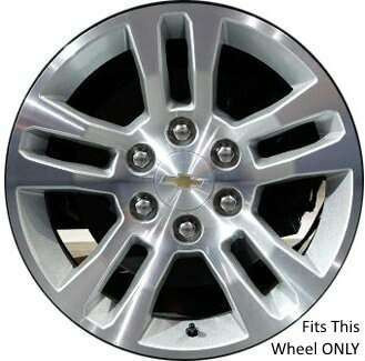WheelCovers.Com *** IN STOCK READY TO SHIP ***Chevrolet GMC Suburban Tahoe Silverado Chrome Wheel Skins Hubcaps Wheel Covers 18" 5646 2014 2015 2016 2017 2018 2019 2020 SET OF 4 