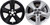 WheelCovers.Com Toyota Highlander Black Wheel Skin / Hubcap / Wheel Cover 18" 8977 2020 2021 SINGLE 