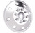 Stainless Steel 16" RV Style Wheel Cover, fits Dual or Single Wheels Stainless Steel 16" RV Style Wheel Cover, fits Dual or Single Wheels