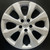 Toyota REFINISHED 2020-2025 OEM 16 Inch Hubcap/Wheelcover #42602-02540, silver alloy wheel cover with concentric spoke design and Toyota emblem in the center.